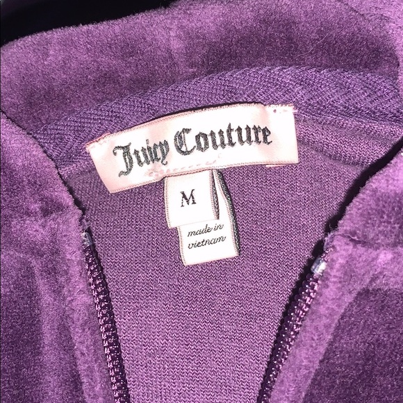 LIMITED EDITION juicy couture purple zip up - Picture 3 of 3